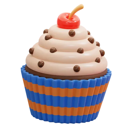 Tiramisu cupcake  3D Icon