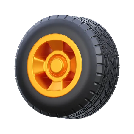 Tire  3D Icon