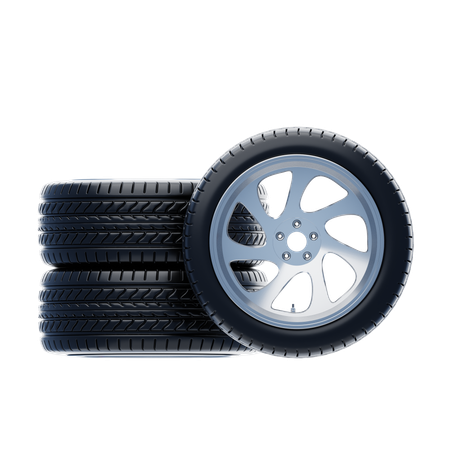 Tire  3D Icon