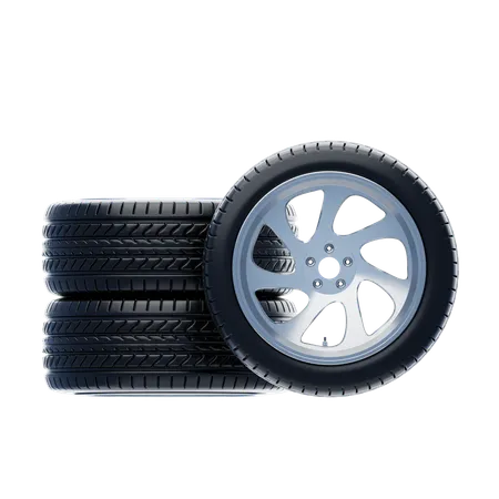 Tire  3D Icon