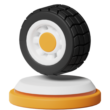 Tire  3D Icon