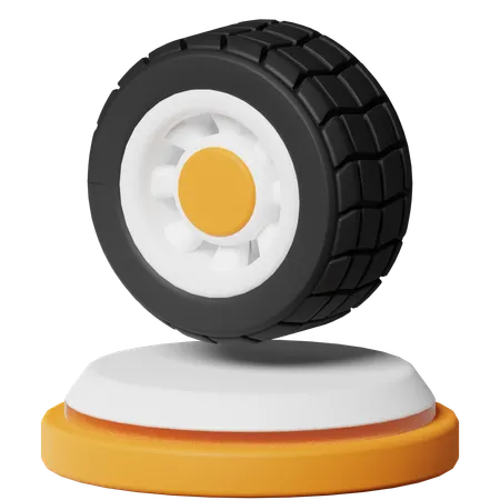 Tire  3D Icon