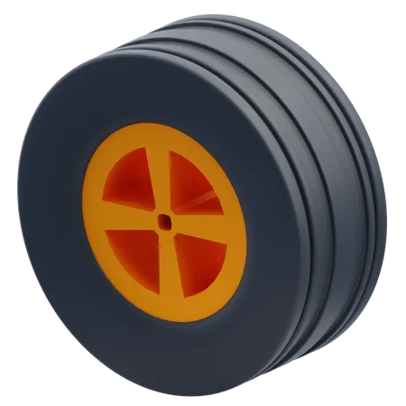 Tire  3D Icon