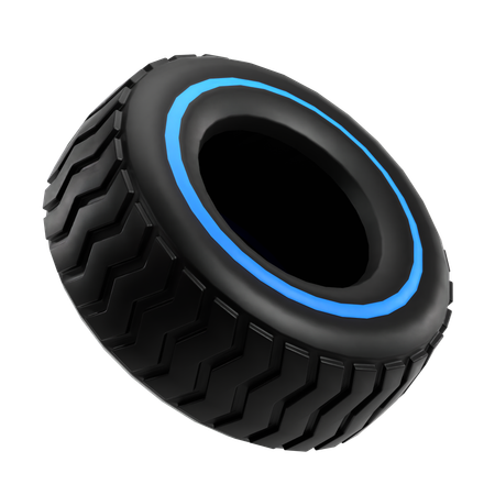 Tire  3D Icon