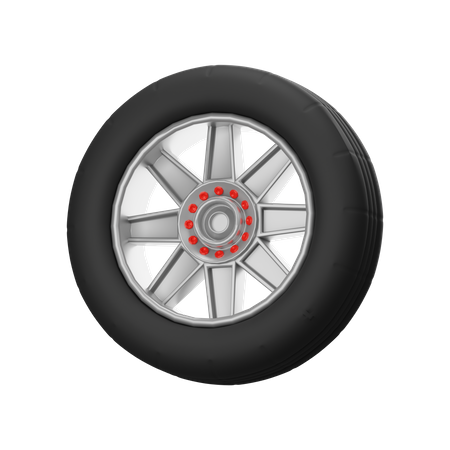 Tire  3D Icon