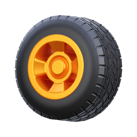 Tire  3D Icon