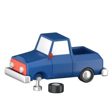 Tire Maintenance  3D Icon