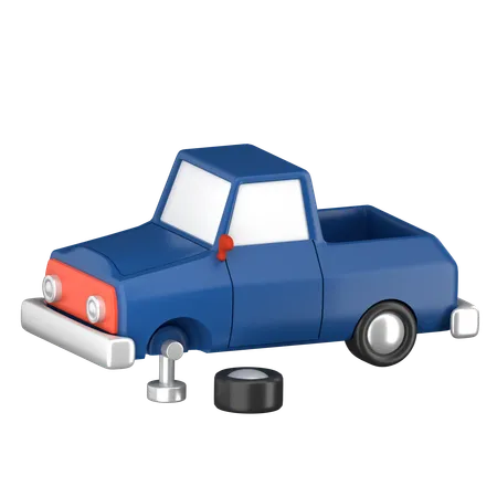 Tire Maintenance  3D Icon