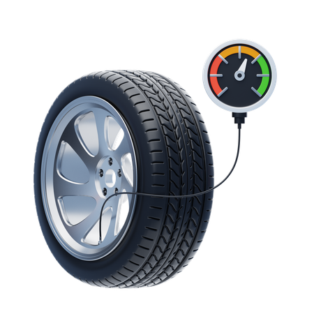 Tire Pressure  3D Icon