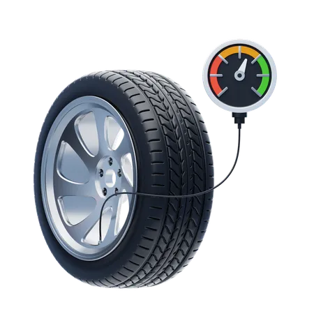 Tire Pressure  3D Icon