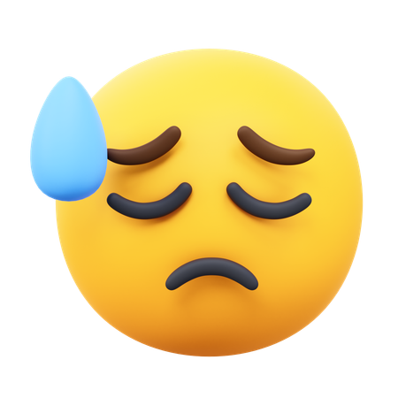 Tired And Lethargic  3D Icon