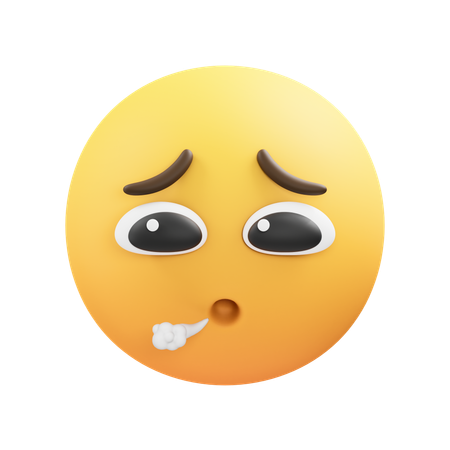 Tired Emoji  3D Icon