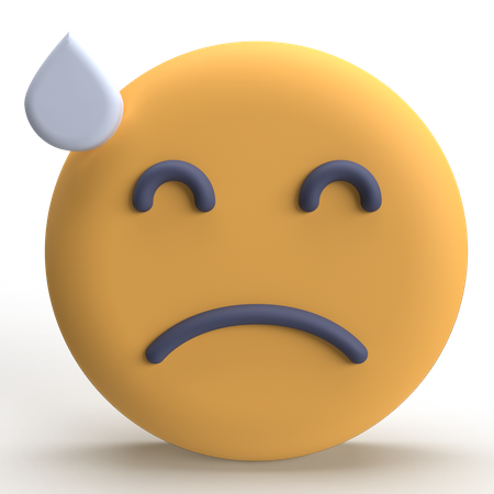 Tired Emoji  3D Icon
