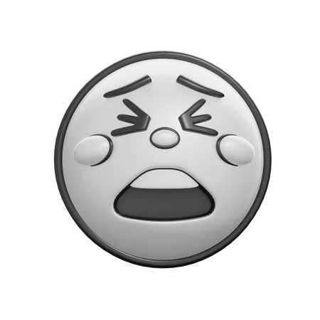 Tired Face  3D Icon