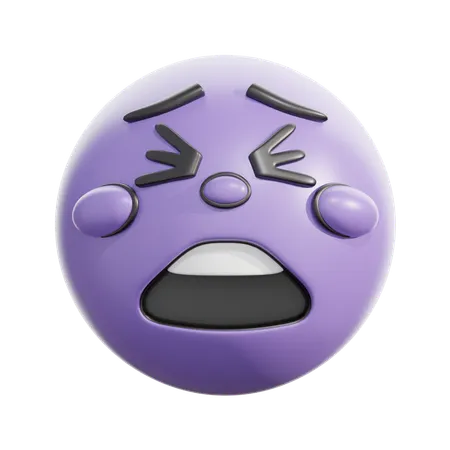 Tired face  3D Icon