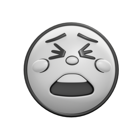 Tired Face  3D Icon