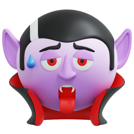Tired Vampire  3D Icon