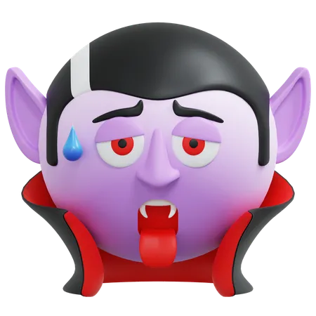 Tired Vampire  3D Icon