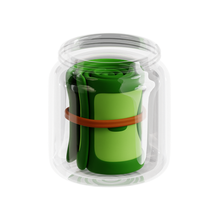 Pot d'argent  3D Icon