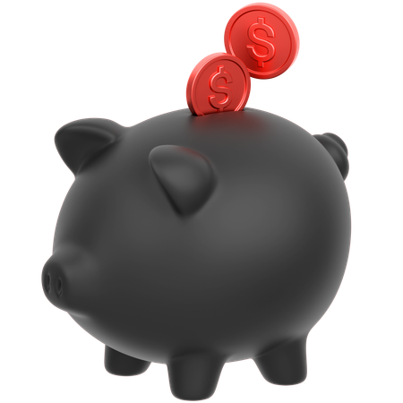 Tirelire  3D Icon