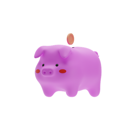 Tirelire  3D Icon