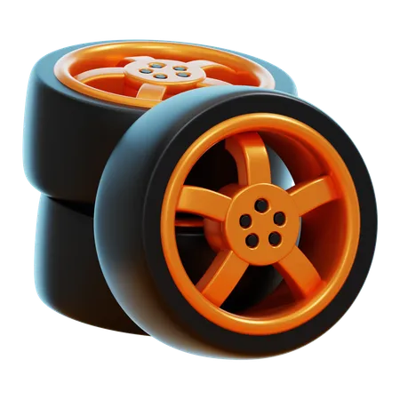 TIRES  3D Icon