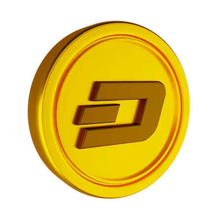 Tiret crypto pièce  3D Icon