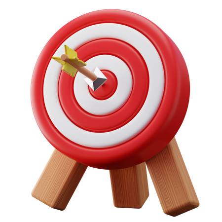 Tiro com arco e flecha  3D Icon