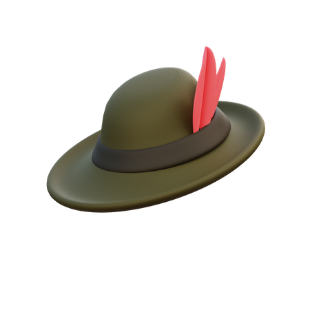 Tiroler hat  3D Icon