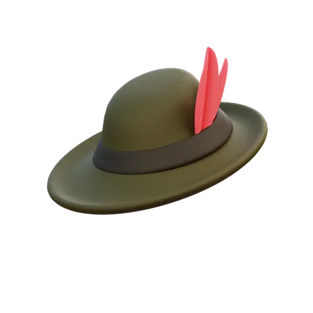 Tiroler hat  3D Icon