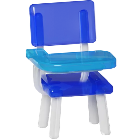 Tisch Stuhl  3D Icon