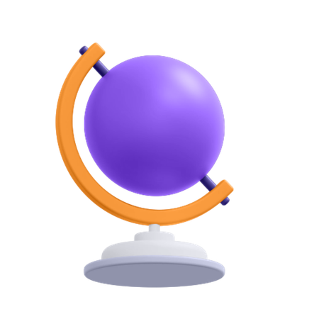 Tischglobus  3D Icon