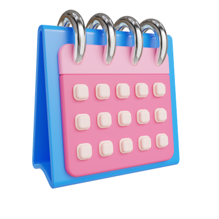 Tischkalender  3D Icon