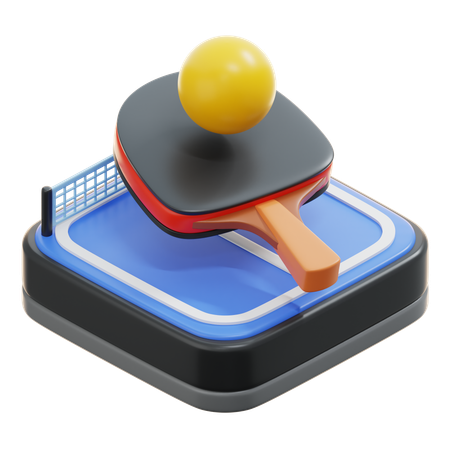 Tischtennis  3D Icon