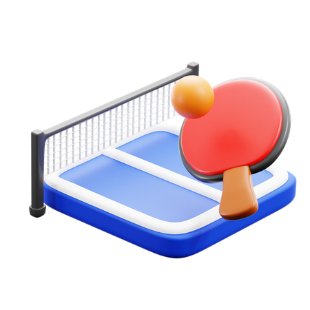 Tischtennis  3D Icon