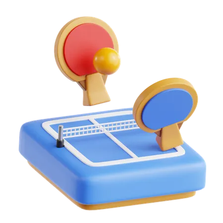 Tischtennis  3D Icon