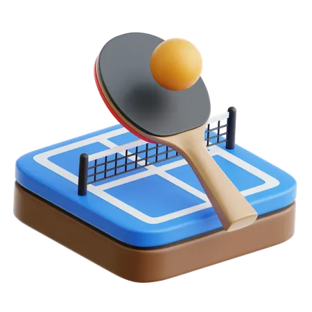 Tischtennis  3D Icon