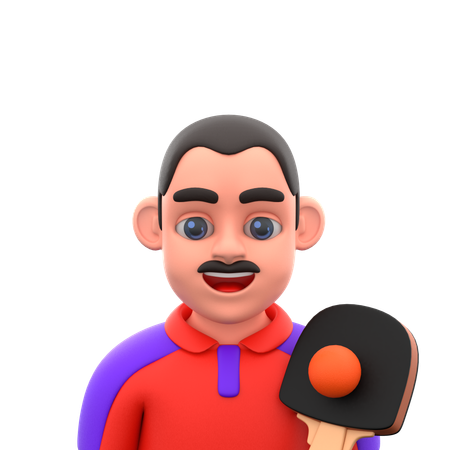 Tischtennis  3D Icon