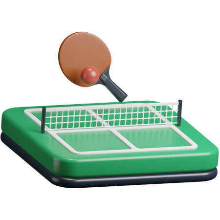 Tischtennis  3D Icon