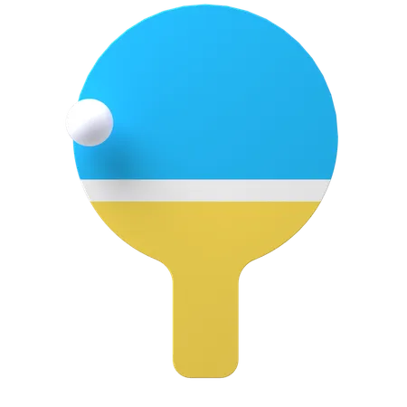 Tischtennis  3D Illustration