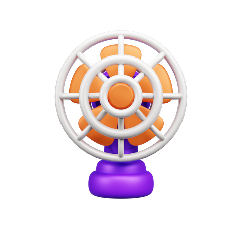 Tischlüfter  3D Icon