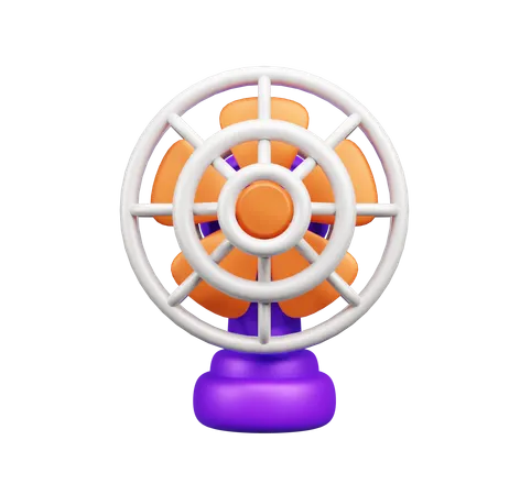 Tischlüfter  3D Icon