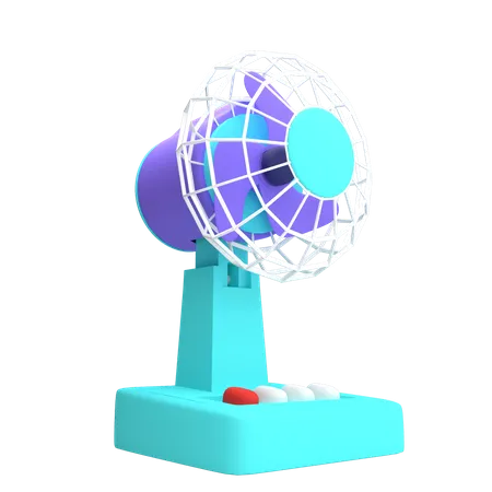 Tischlüfter  3D Icon