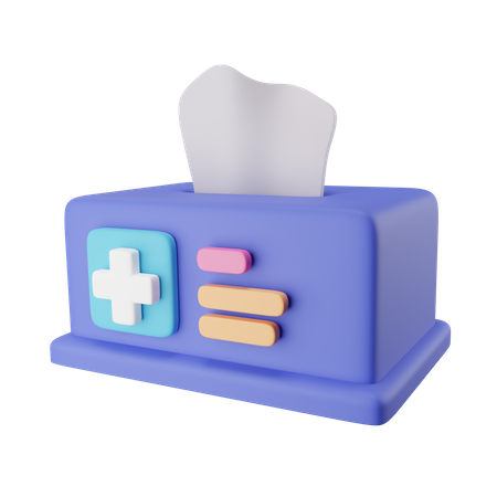 Tissu humide  3D Icon