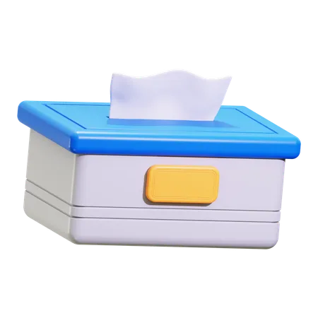 ティッシュボックス  3D Icon