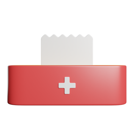 티슈 상자  3D Icon