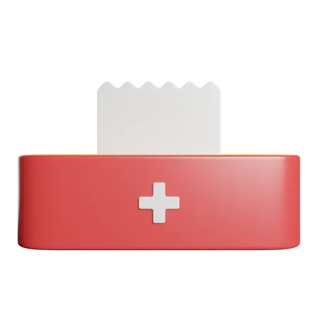 티슈 상자  3D Icon