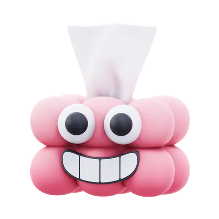 티슈 상자  3D Icon