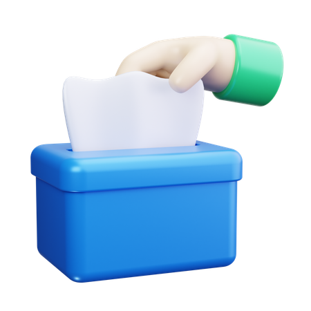 Tissue Box  3D Icon