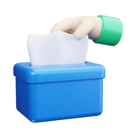 Tissue Box  3D Icon